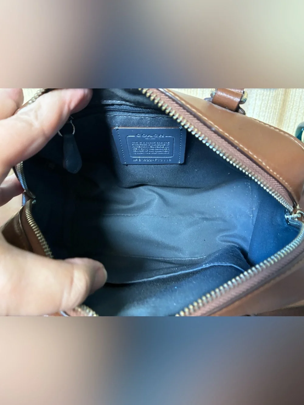Coach Mini Bennet Signature Canvas Satchel with Rainbow Logo